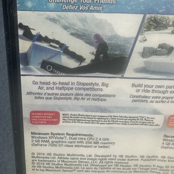 Mark McMorris Infinite Air PC DVD-ROM Snowboarding Game New In Package - Picture 6 of 8